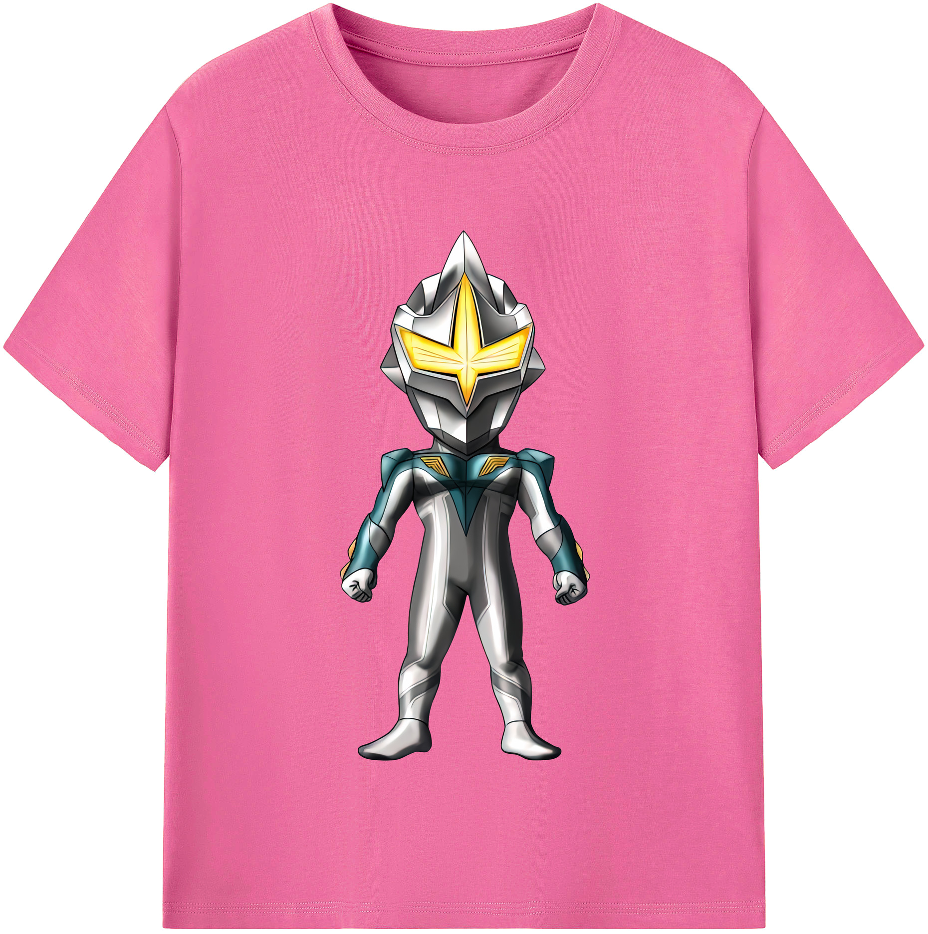 （画像用） ウルトラマン Ultraman レディースカジュアルプリントTシャツ（綿100％）